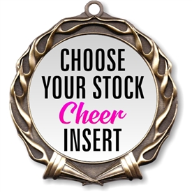 Cheer Full Color Insert Medal