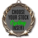 Cycling Full Color Insert Medal