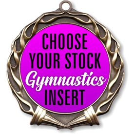 Gymnastics Full Color Insert Medal