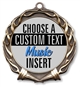 Music Full Color Custom Text Insert Medal