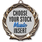 Music Full Color Insert Medal