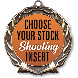 Shooting Full Color Insert Medal