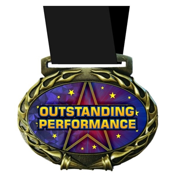 Outstanding Performance Medal in Jam Oval Insert | Outstanding Performance Award Medal