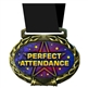 Perfect Attendance Medal in Jam Oval Insert | Perfect Attendance Award Medal