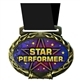Star Performer Medal in Jam Oval Insert | Star Performer Award Medal