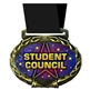 Student Council Medal in Jam Oval Insert | Student Council Award Medal