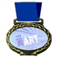 Fine Art Medal in Jam Oval Insert | Fine Art Award Medal