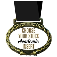 Academic Full Color Insert Medal