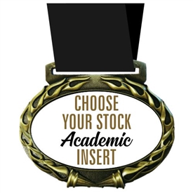 Academic Full Color Insert Medal