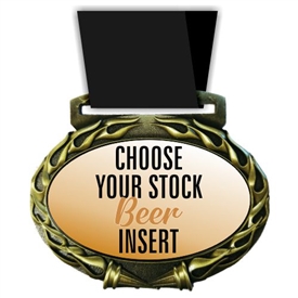 Beer Full Color Insert Medal