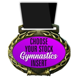 Gymnastics Full Color Insert Medal