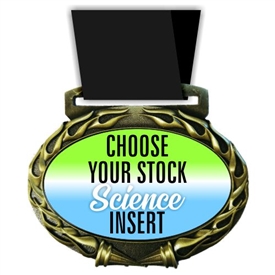 Science Full Color Insert Medal