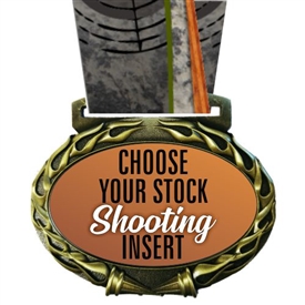 Shooting Full Color Insert Medal