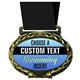 Custom Text Swimming Medal in Jam Oval Insert | Swimming Award Medal with Custom Text