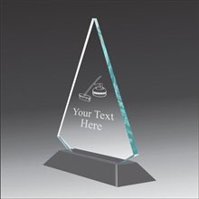Pop-Peak curling acrylic award