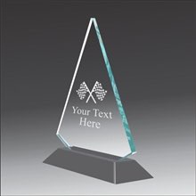 Pop-Peak racing acrylic award