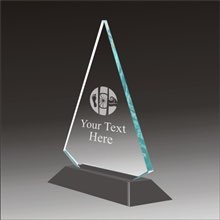 Pop-Peak triathlon acrylic award