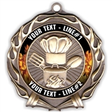 CUSTOM TEXT Cooking Medal