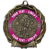 Custom Text Run Medal