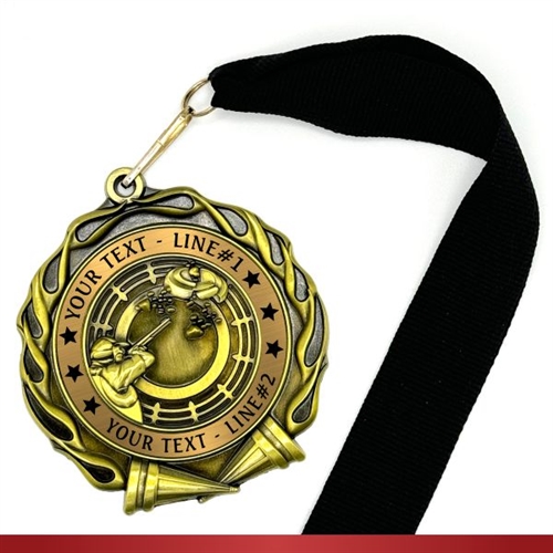 Custom Text Shooting Medal