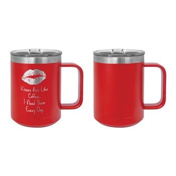 Personalized polar camel stainless vacuum mug