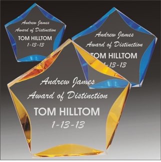 Luminary Star acrylic award