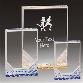 Cross Country Running Jewel Mirage acrylic award