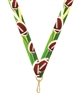 Football Snap Clip "V" Neck Medal Ribbon