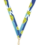Softball Snap Clip "V" Neck Medal Ribbon