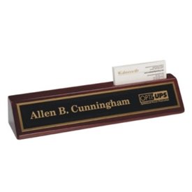 Rosewood Desk Nameplate