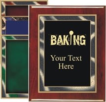 Piano Finish Baking Award Plaque