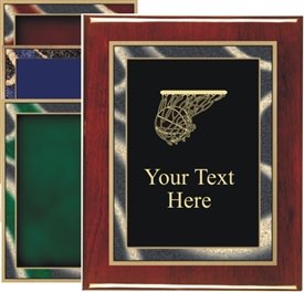 Piano Finish Basketball Award Plaque