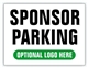 Event Parking Sign - Sponsor Parking