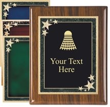 Piano Finish Badminton Award Plaque