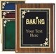 Piano Finish Baking Award Plaque