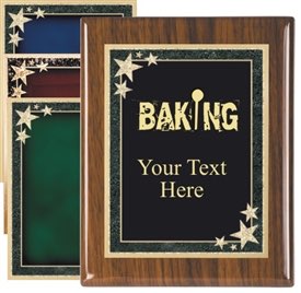 Piano Finish Baking Award Plaque