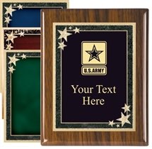 Piano Finish Military Award Plaque