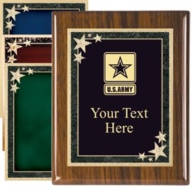 Piano Finish Military Award Plaque