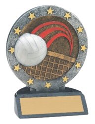 Volleyball Sculpted Resin Trophy