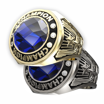 Award Ring Blue stone