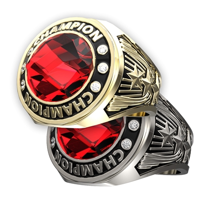 Award Ring Red stone