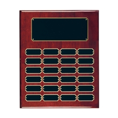 Rosewood Piano Finish Perpetual Plaque