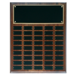 Step Edge Walnut Perpetual Plaque