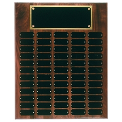 Step Edge Walnut Perpetual Plaque