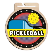 Wood Pickleball Medal | Pickleball Wooden Medal