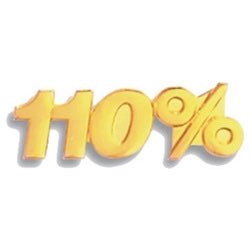 110% Pin