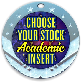 Academic Star Full Color Insert Medal