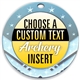 Archery Full Color Custom Text Insert Medal