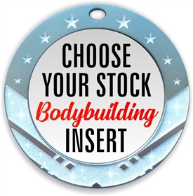 Body Building Full Color Insert Medal