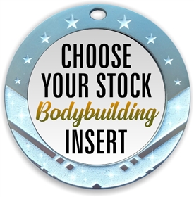 Body Building Full Color Insert Medal